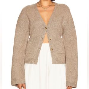 Helsa Sanna Cardigan in Taupe